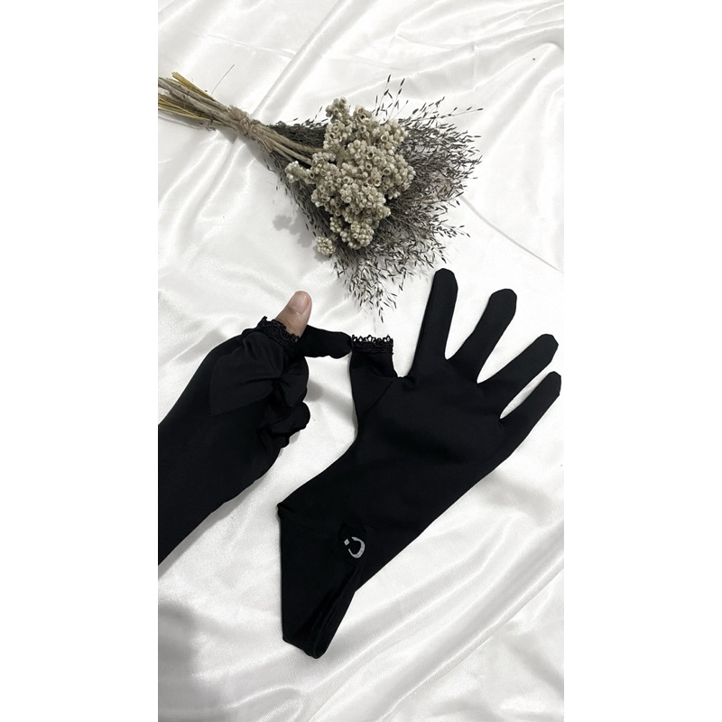 SARUNG TANGAN TOUCHSCREEN (JEMPOL BOLONG BERENDA) SARUNG TANGAN MUSLIMAH