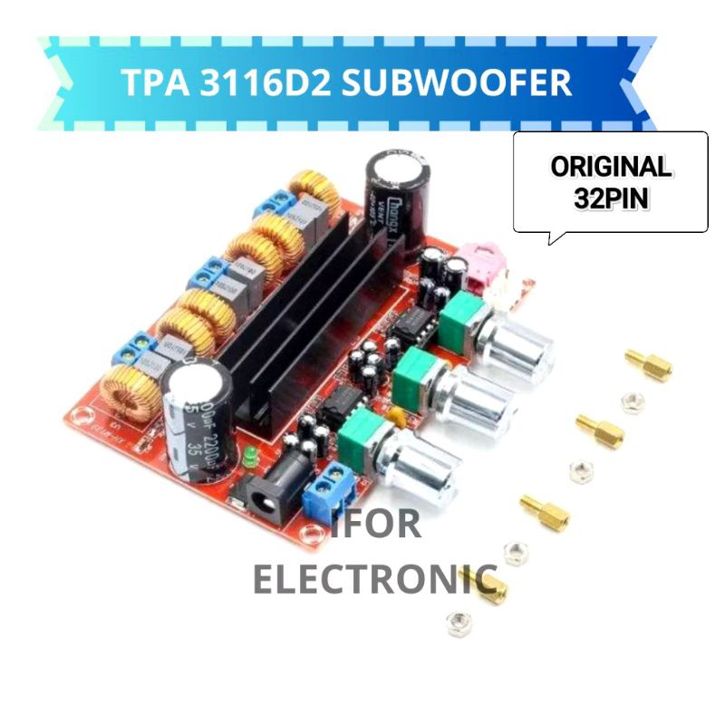 AMPLIFIER TPA 3116 D2 ORIGINAL XH-M139 Digital Amplifier Class D Subwoofer 12-24volt Sound Card