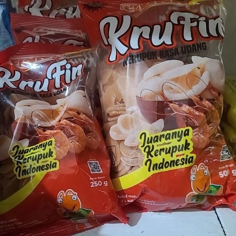 

Kerupuk udang - Krufin - Kerupuk Finna 250 & 500gr