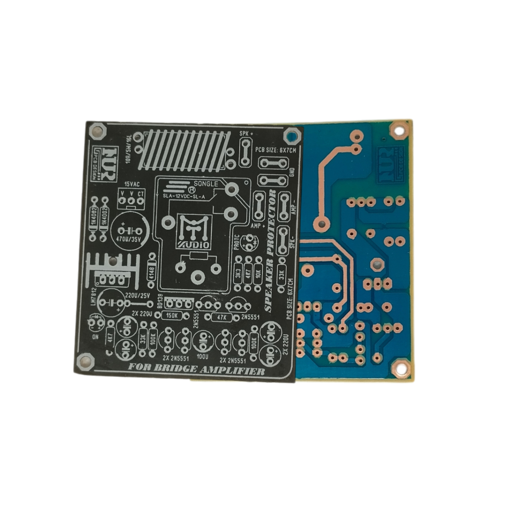 Pcb Speaker Protector Untuk Driver Btl/Bridge Pcb power amplifier