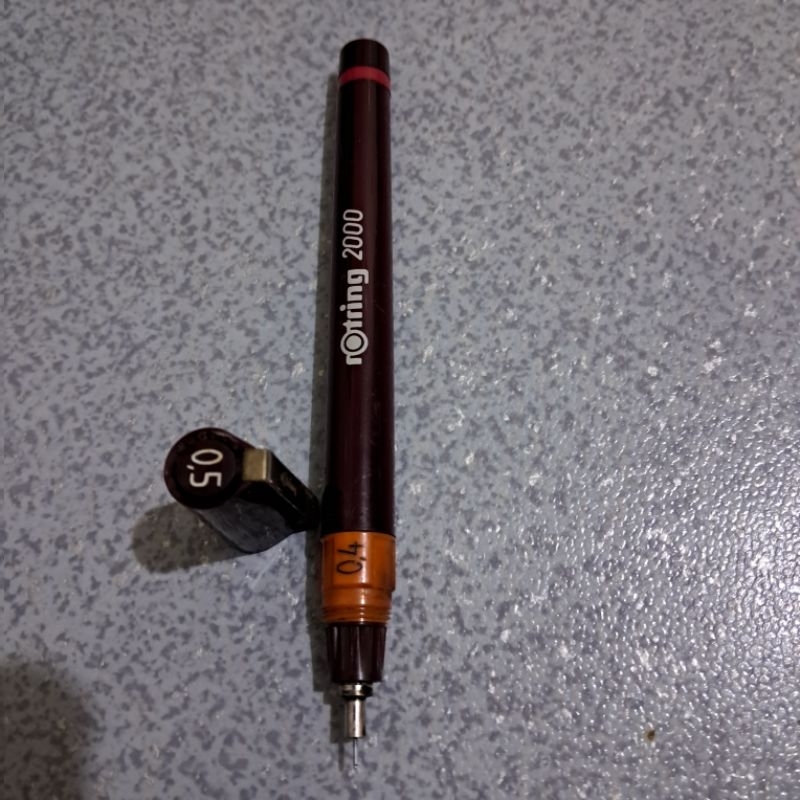 

Langka Rotring 2000 Isograph 0.4 rapido jerman pulpen gambar