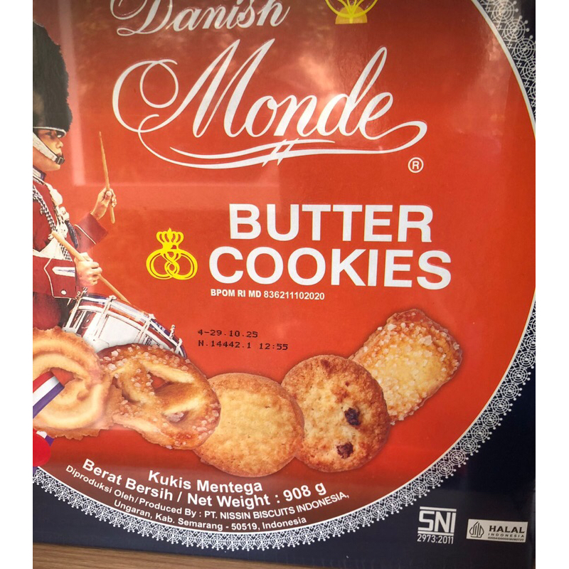 

QH MONDE BUTTER COOKIES BLUE SHELL