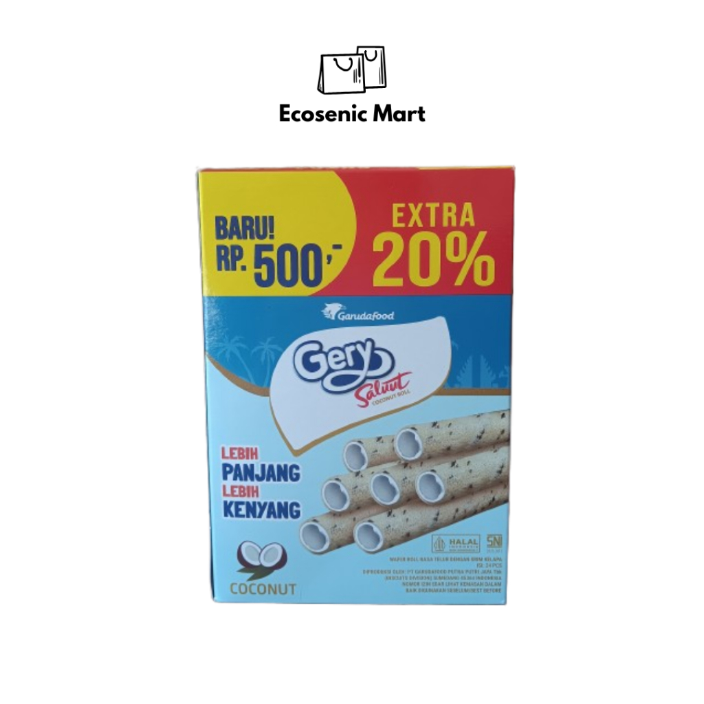 

Gery Salut Coconut Roll 7Gr isi 24pcs