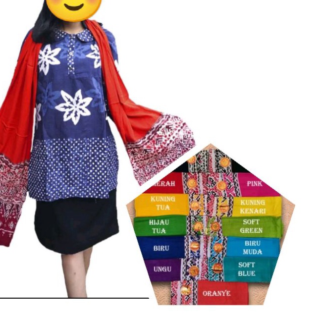 Beli selendang tari batik