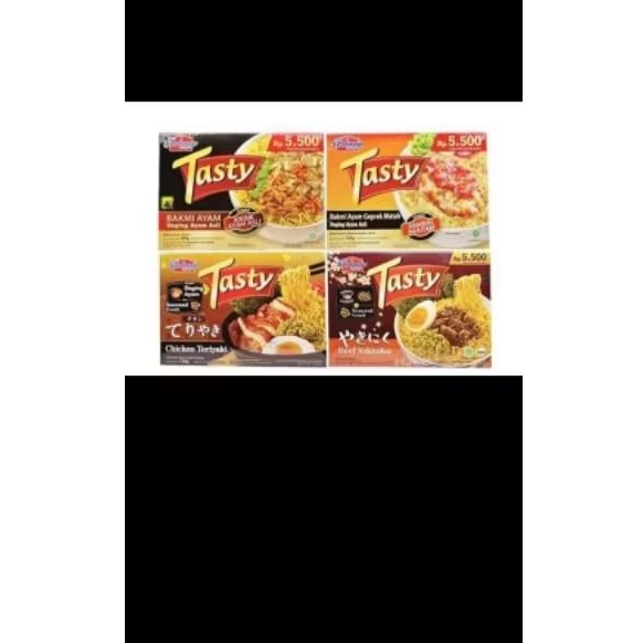 

mie tasty dapat 2 pcs mix rasa