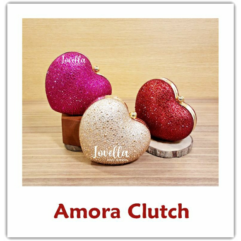 • LOVELLA • AMORA CLUTCH - Tas Pesta - Clutch Pesta - Tas Pesta Import Elegan - Tas Pesta Wanita - T