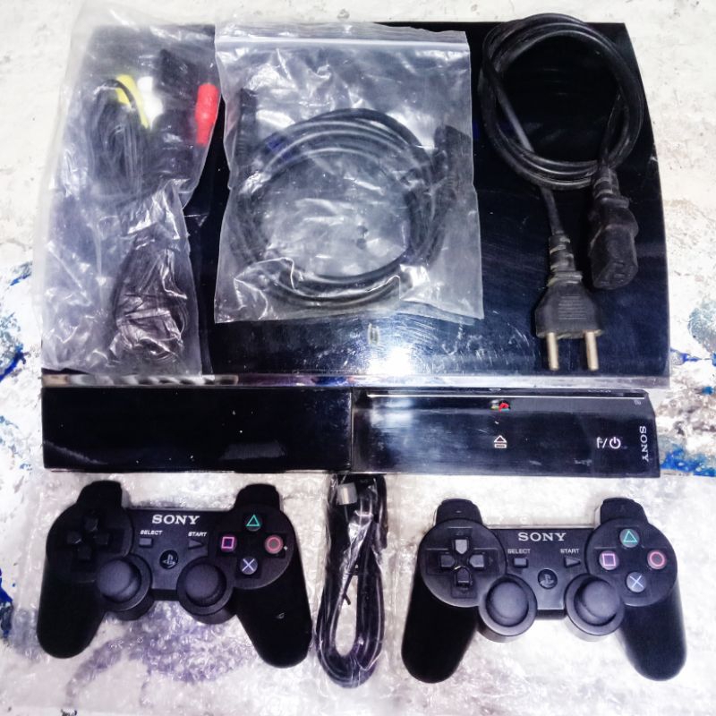 ps3 fat tanpa hdd hanya mesin aja normal khusus buat teknisi wajib pasang HDD dan instal ulang | ps3