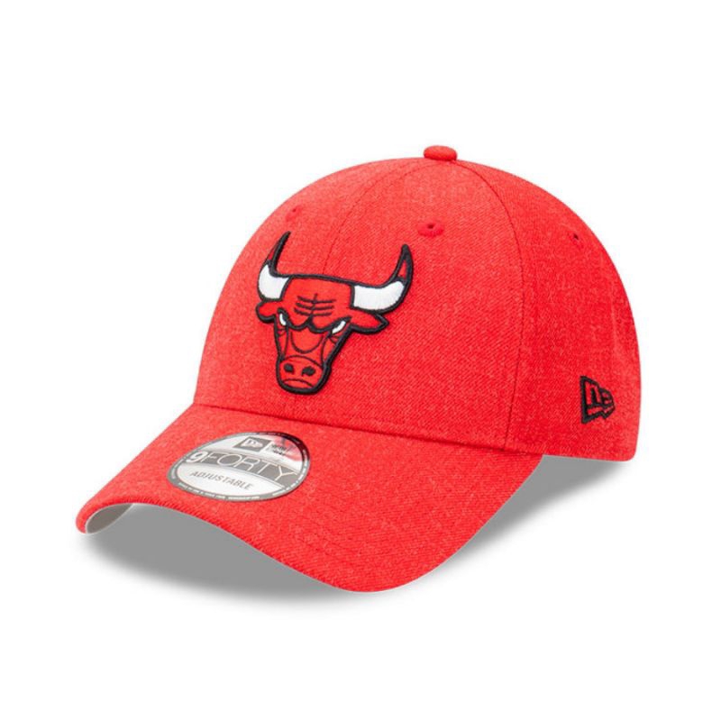 Topi New Era Cap Chicago Bulls Heather 9Forty Adjustable Original