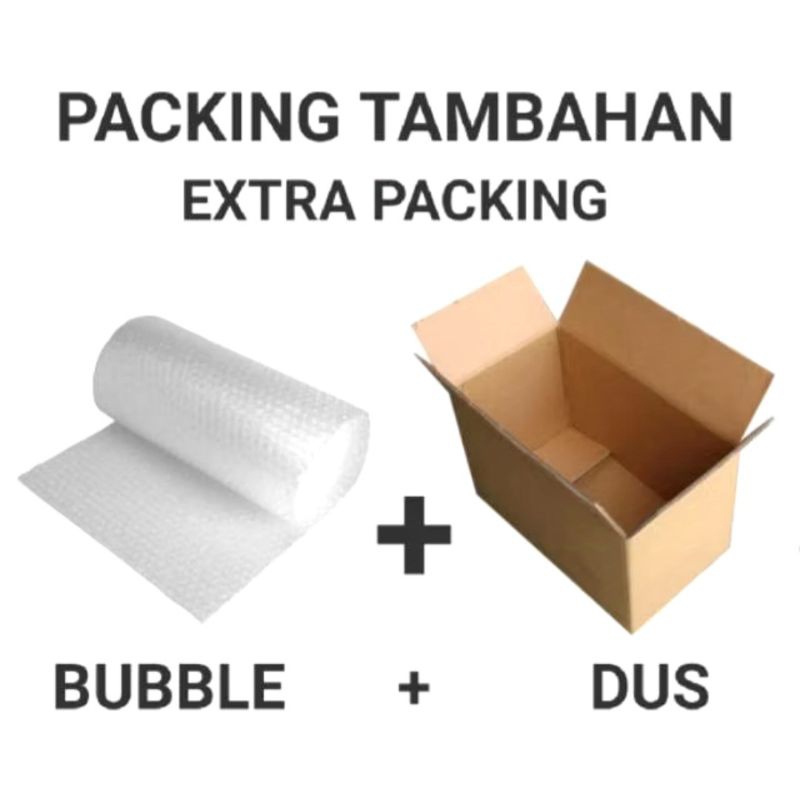 

Tambahan Packing Bubble warp Agar Paket anda lebih aman