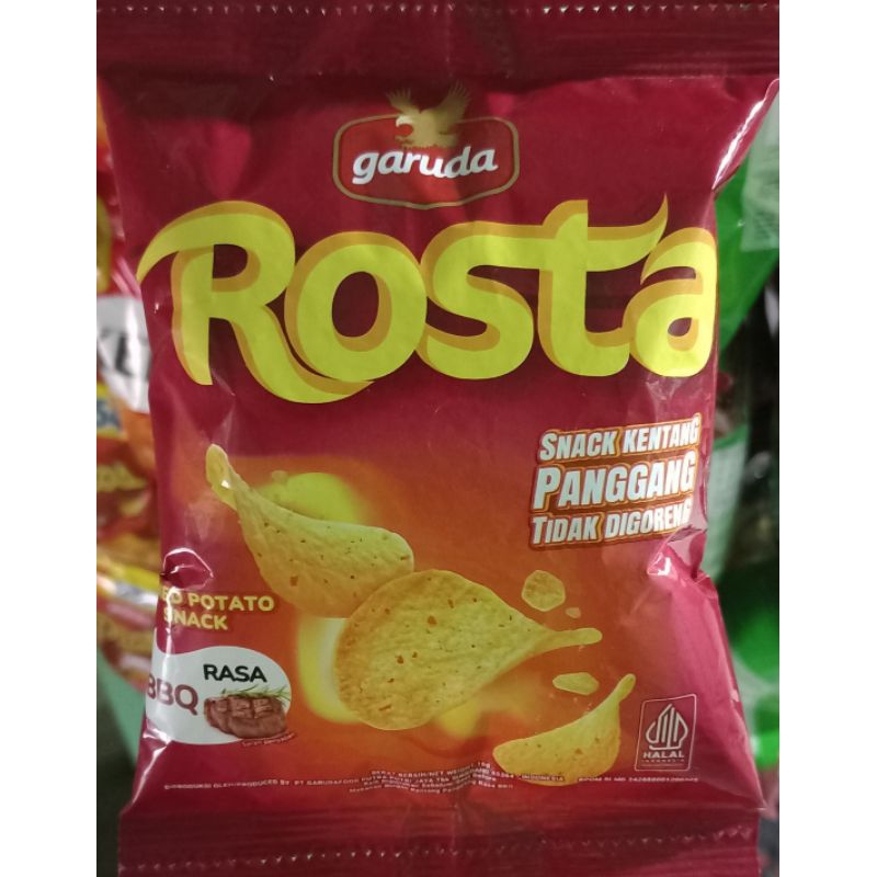 

Garuda Rosta Snack Kentang Panggang 1 Renceng Isi 10 Bungkus @16g