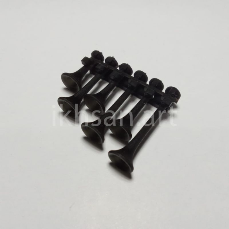 menjual miniatur basuri corong klakson telolet bus bahan resin lebar 3cm atau skala 1:20