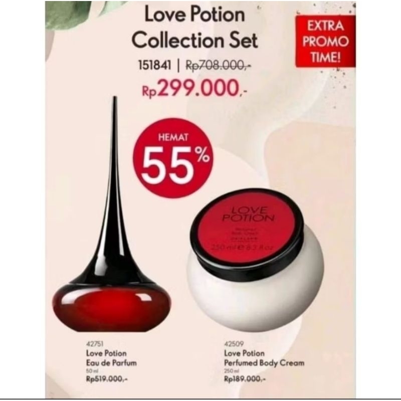 Love Potion Collection Set Oriflame Original Parfum + Body cream