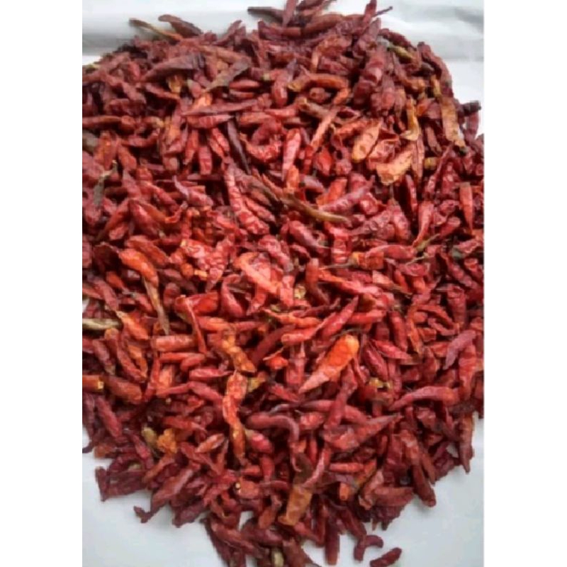 

cabai cabe rawit kering pedas tanpa tangkai 1kg