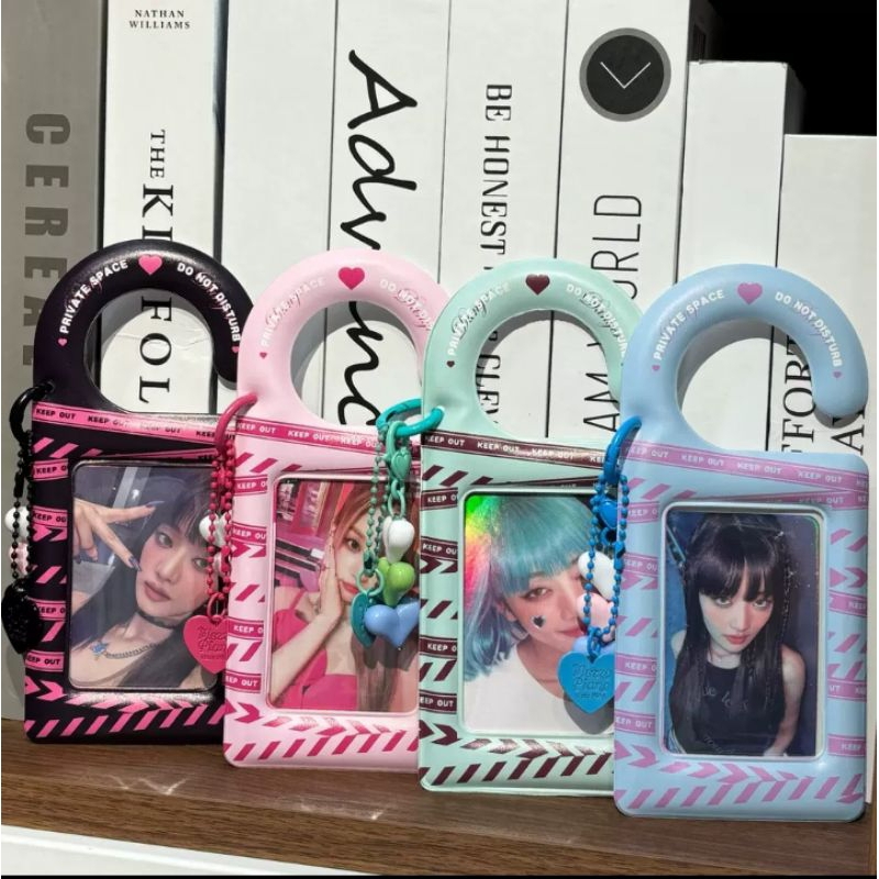 

[PO] Cahol Photocard Please keep Away Tempat kartu Card Holder PVC OFFICIAL Nobody