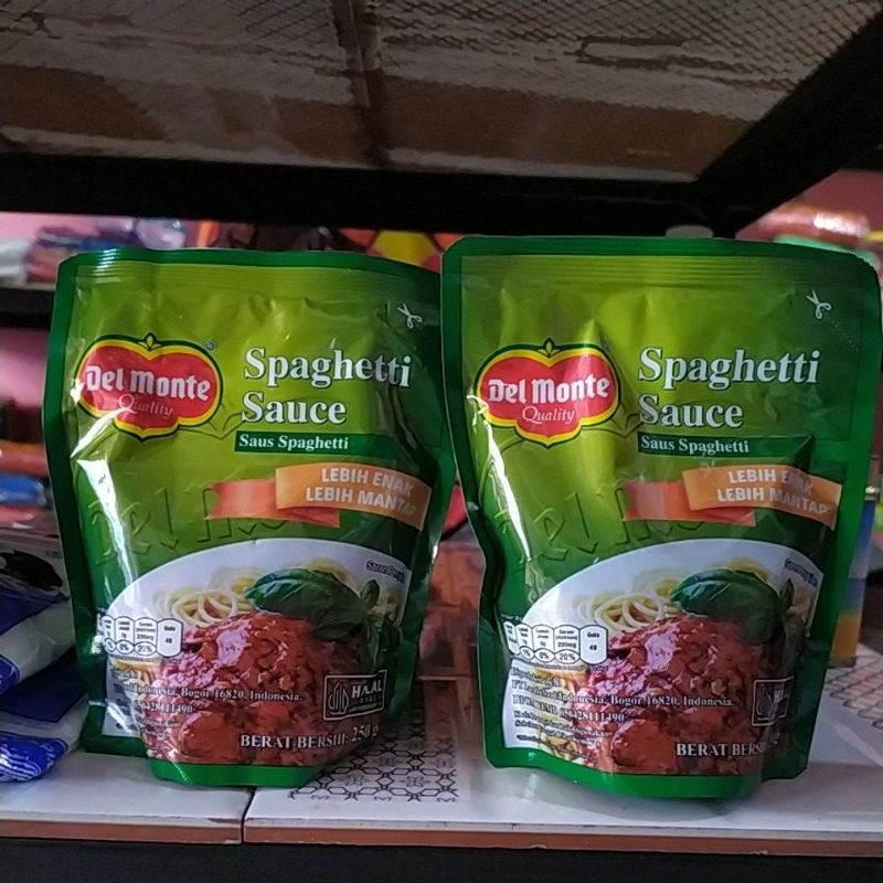 

saus spaghetti delmonte 250g