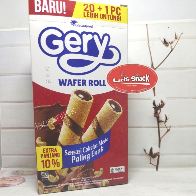 

Gery Wafer Roll Rasa Cokelat Mede Box