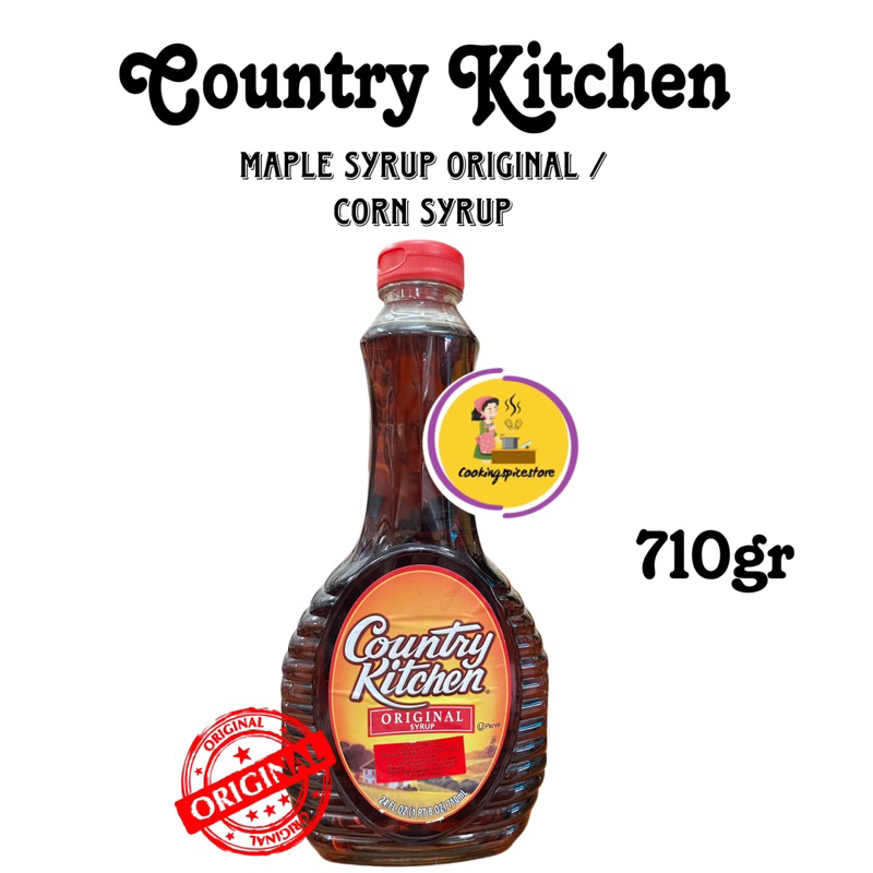 

Country Kitchen Maple Syrup Log Cabin 710 GR Sirup Jagung / Corn Syrup