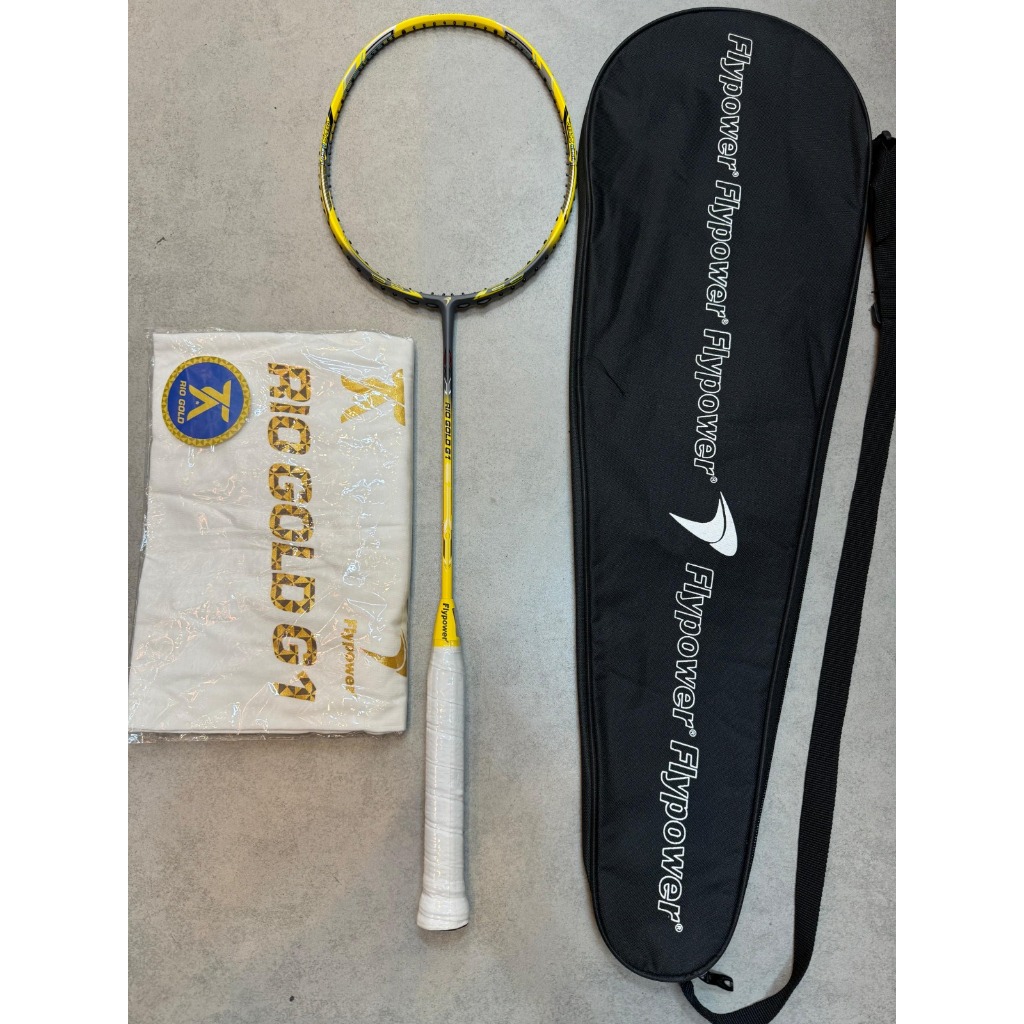 Raket Badminton Flypower Rio Gold G1 Free Kaos+Tas Original