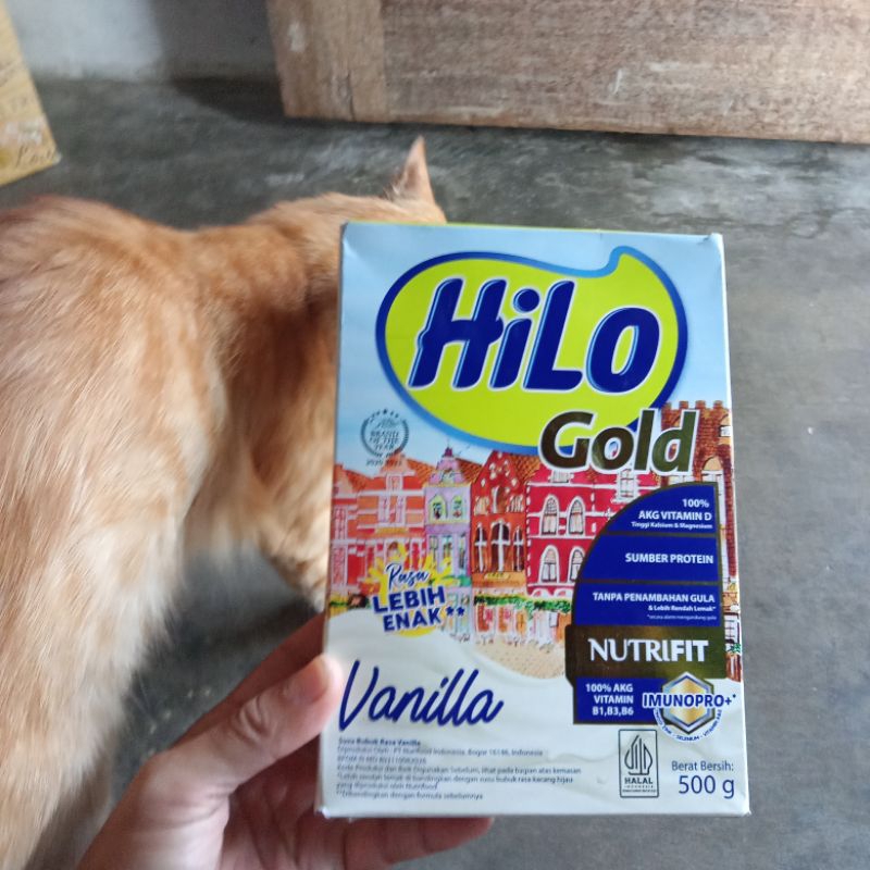 

SUSU HILO GOLD 500GR NUTRIFIT RASA VANILA 500G murah