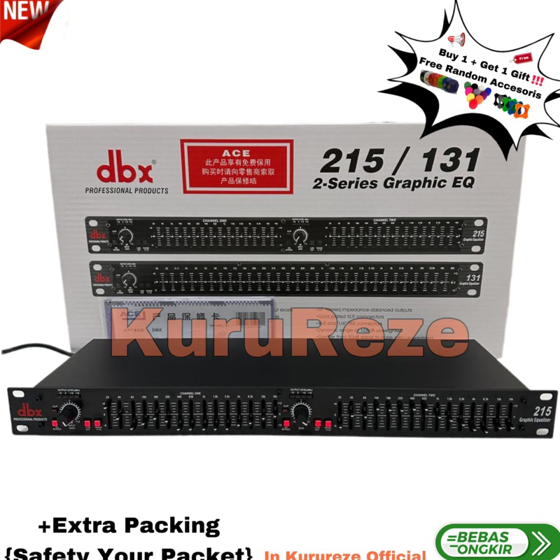 Equaliser DBX 215 Dual Channel dbx 215/131 Dbx215 dbx 215 eq 215 EQUALISER DBX 215