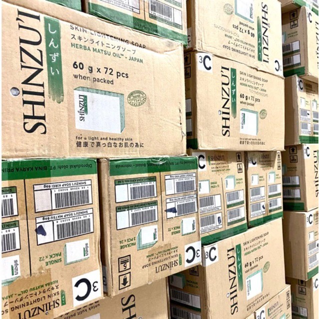 [ 72 Pics 1 KARTON] Sabun Shinzui Batang 1 Dus / Sabun Shinzui Batang 60gr 1 Karton [ palugada ]