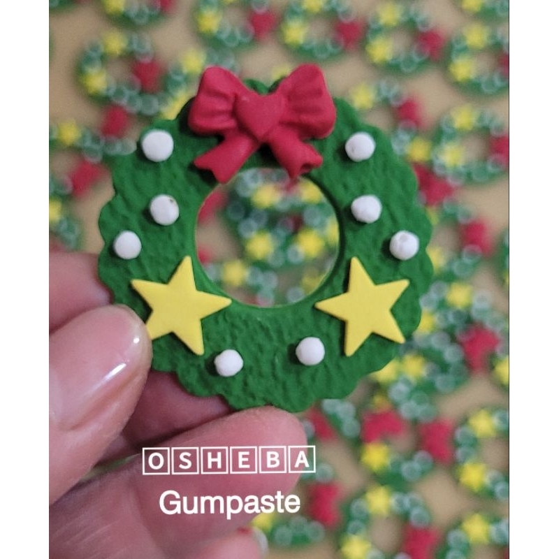 

[osheba ] gumpaste hiasan NATAL
