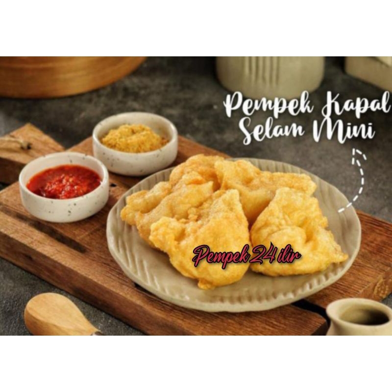 

paket pempek mini isi telur ikan tenggiri isi 30pc