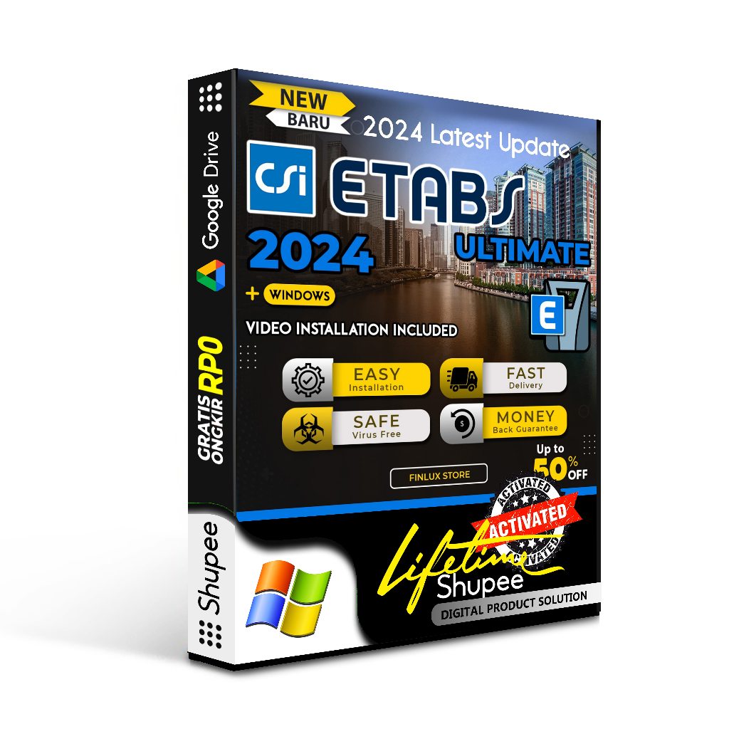 Software Komputer CSI ETABS Ultimate Latest 2024 Full