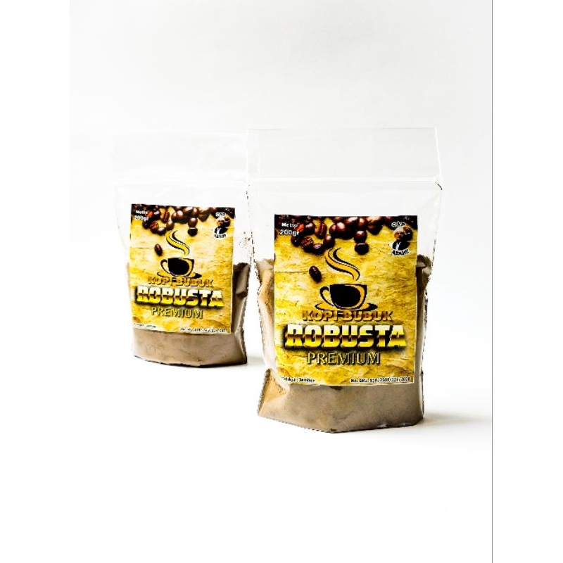 

Kopi Robusta Premium Cap Abahe
