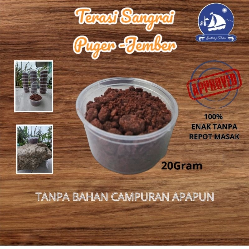 

TERASI SANGRAI |TERASI OVEN | TERASI SUPER A | TERASI GRADE A | TERASI PUGER JEMBER