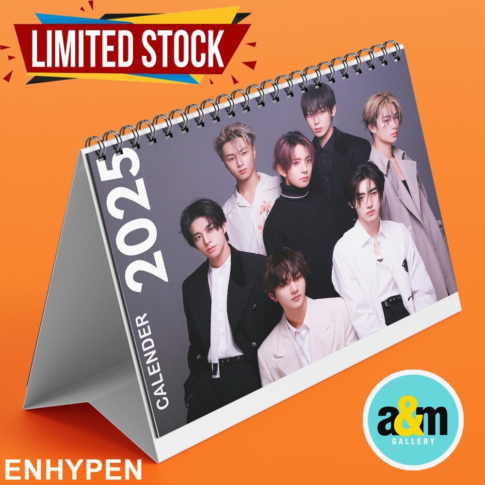 

A&M Kalender ENHYPEN Kalender Meja Kalender 2025 Kalender K-POP