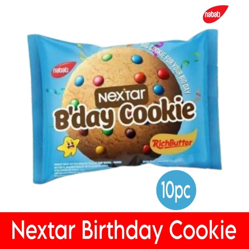 

Nabati Nextar birthday Bday cookie isi 10pc