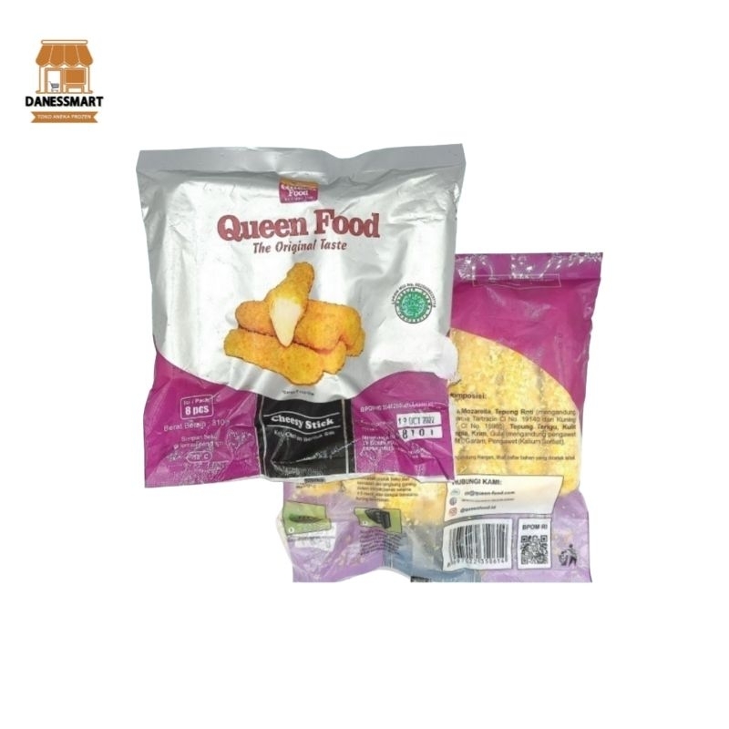 

Queenfood Chesse Stick STick Keju isi 8pcs 310gram