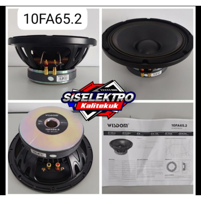 Speaker 10 Inch Wisdom 10FA65.2 Wisdom 10FA652