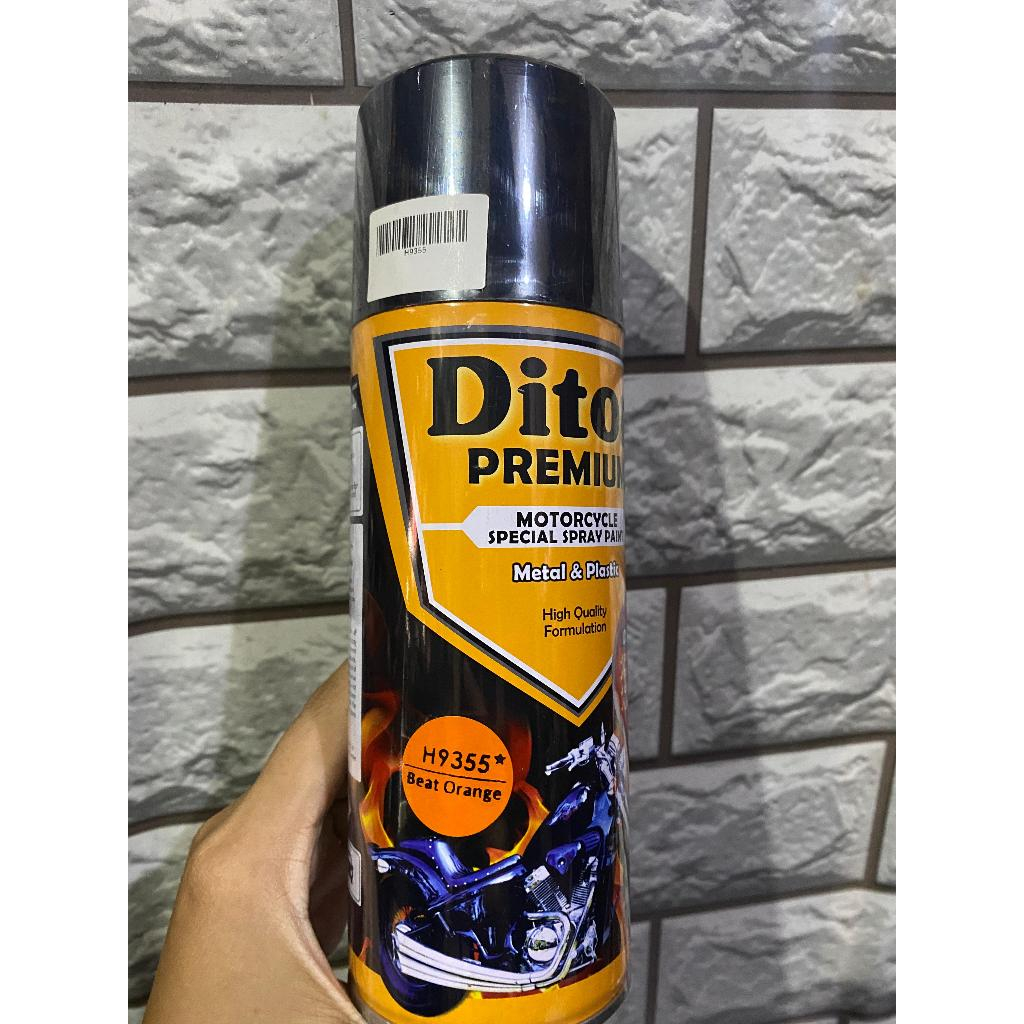Diton Premium H9355 BEAT ORANGE cat semprot motor pilox / pilok / diton / premium