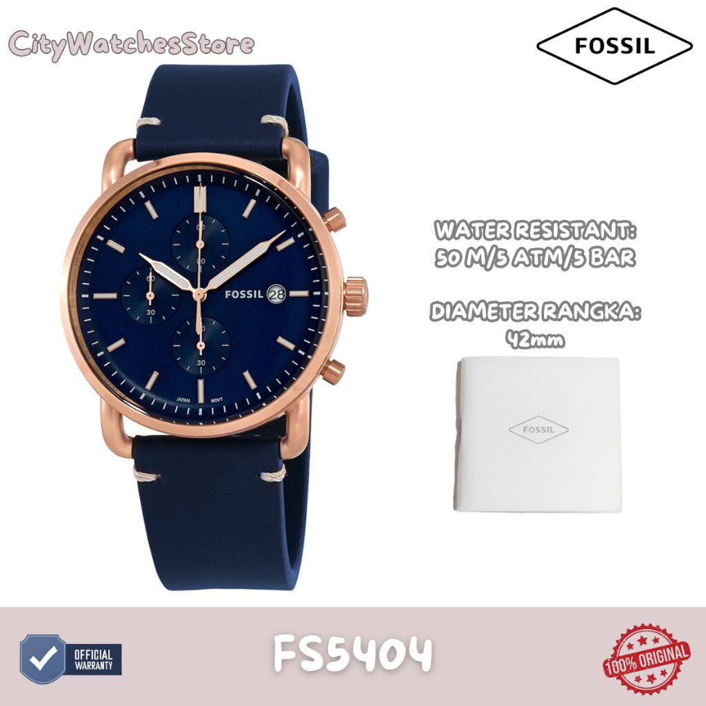 Jam Tangan Pria Fossil Original Bergaransi 1 Tahun Resmi – FS5404 / Jam Ori / Jam Tangan Baru/ Jam T