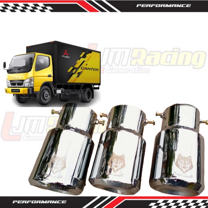 Knalpot Serigala Srigala Model Baud Mobil L300 Truk Engkel Ragasa Traga Umplung Canter Dyna Panther 