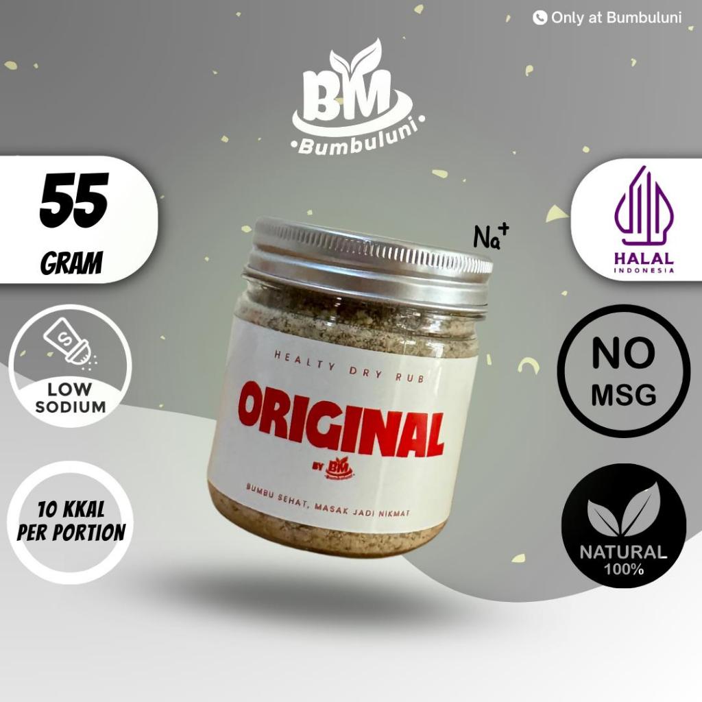 

Bumbuluni Dry Rub Bumbu Marinasi Serba Guna Rendah Kalori dan Lemak 55gr (Original Seasoning)