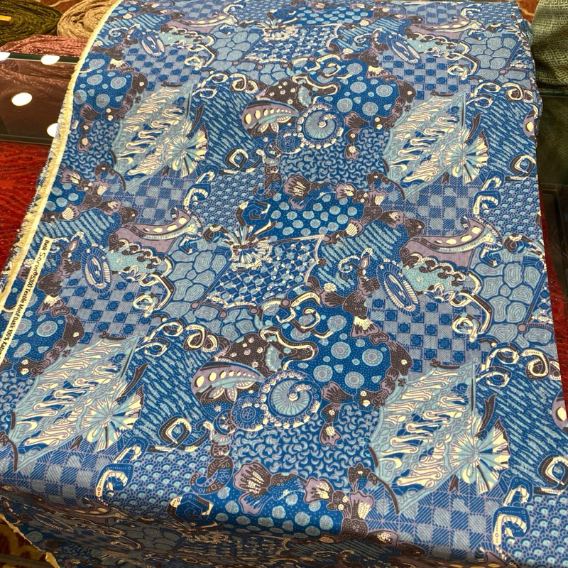 (50 cm) / Bahan Kain Batik Dobby Sarini Premium Murah Berkualitas Kemeja Pria Wanita Seragaman