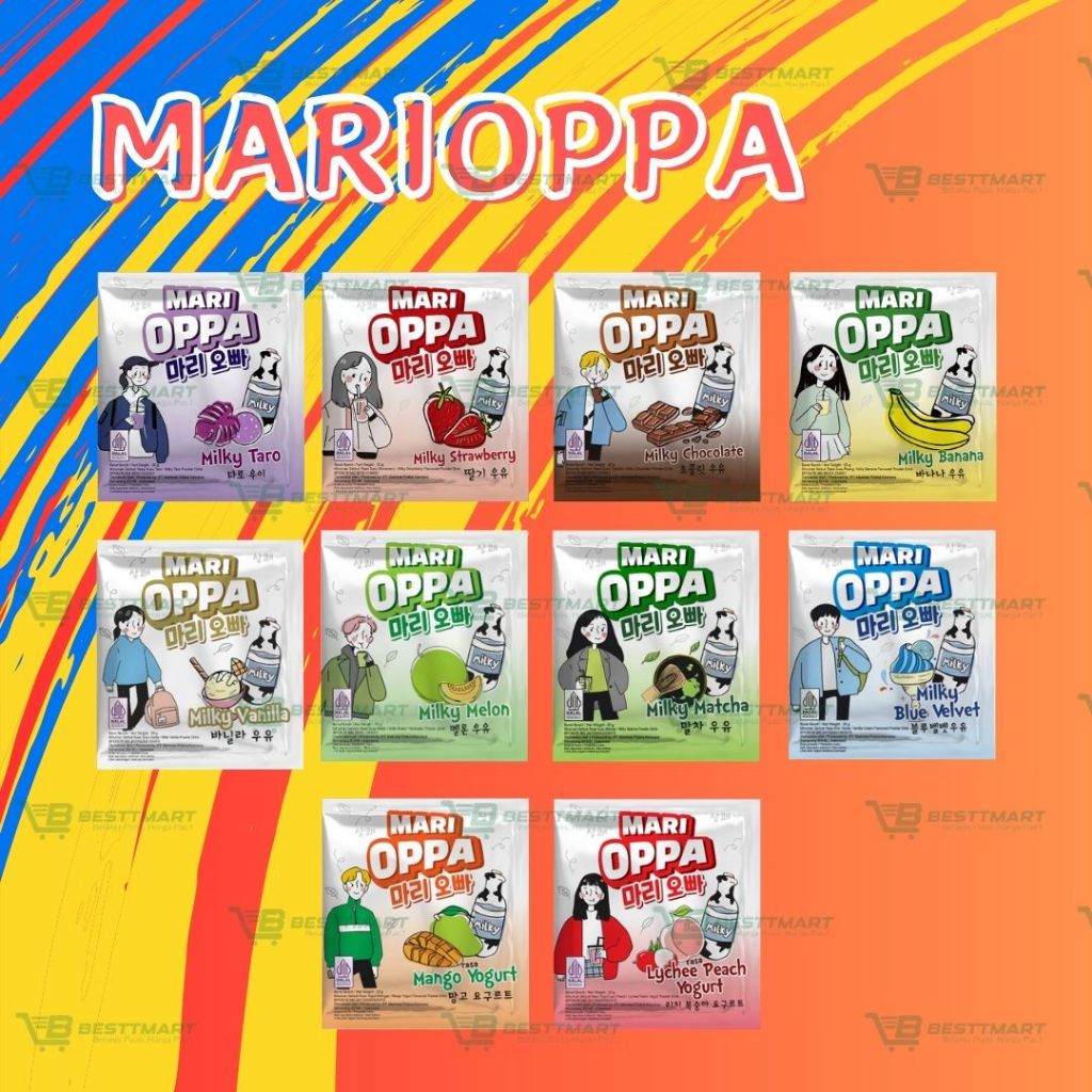 

MARIOPPA MILKY SUSU KOREA ANEKA RASA 1 RENTENG