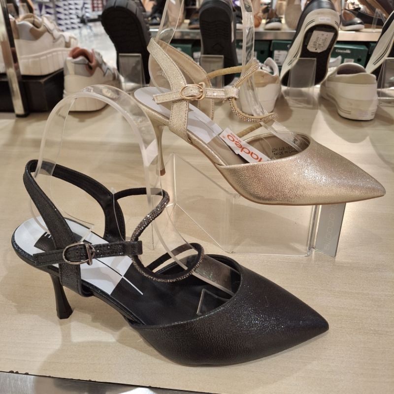 Fladeo new sandal tali selop heels 8cm wanita ringan empuk & ori size 36-40