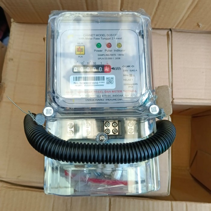SINTE kWh Meter SEMI DIGITAL Meteran Listrik Pembanding 1 Phasa