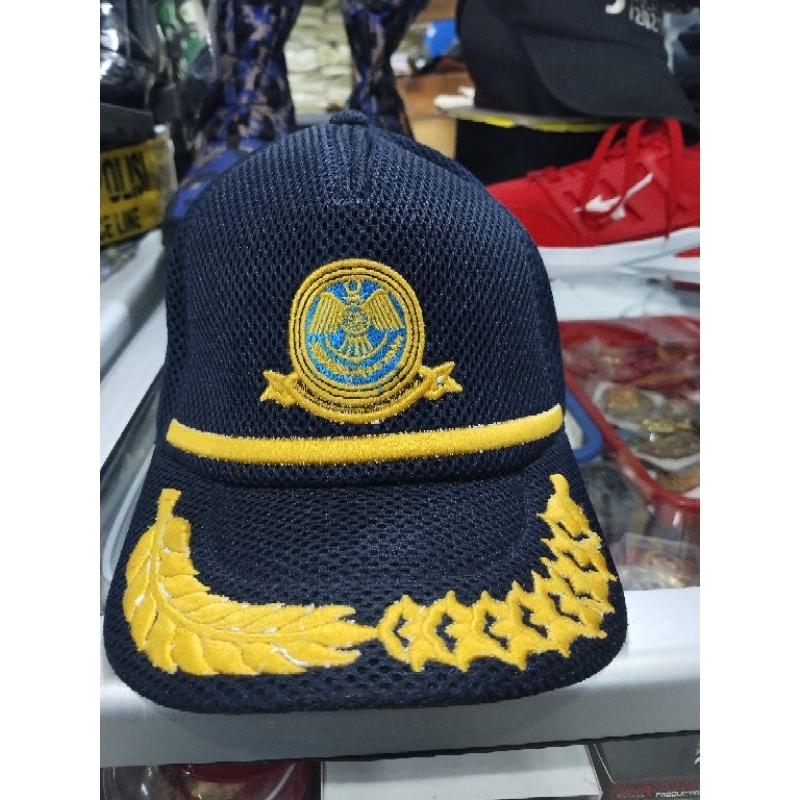 topi kemenhub/dishub/topi lapangan/topi jaring
