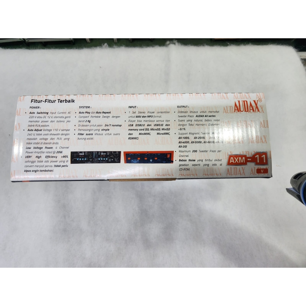 amplifier mesin walet audax AXM11 / AXM 11 Digital versi 5 – DUAL POWER