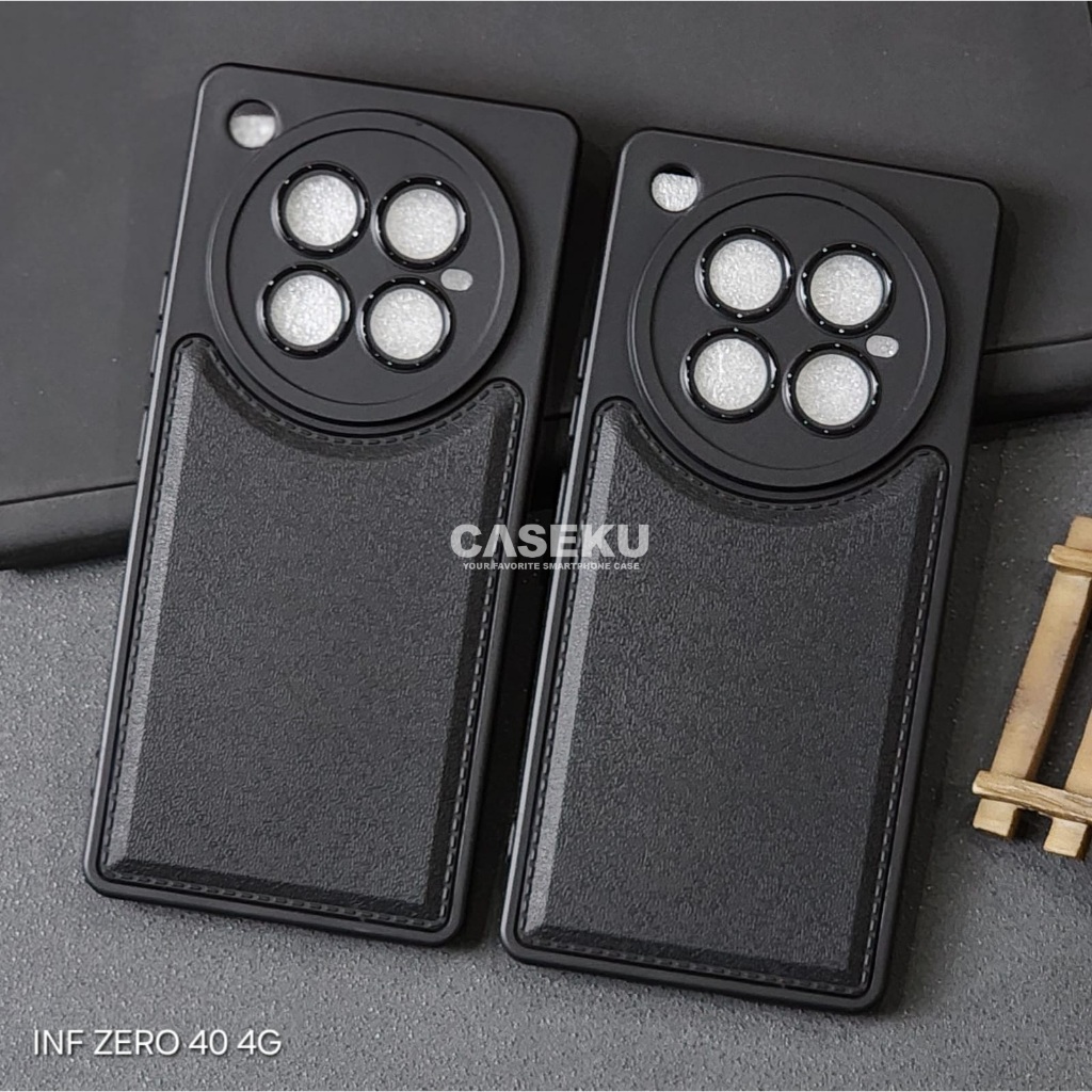 Infinix Zero 40 4G Infinix Zero 20 Infinix Zero 40 4G Case Leather Pro Kamera Black Case Infinix Zer