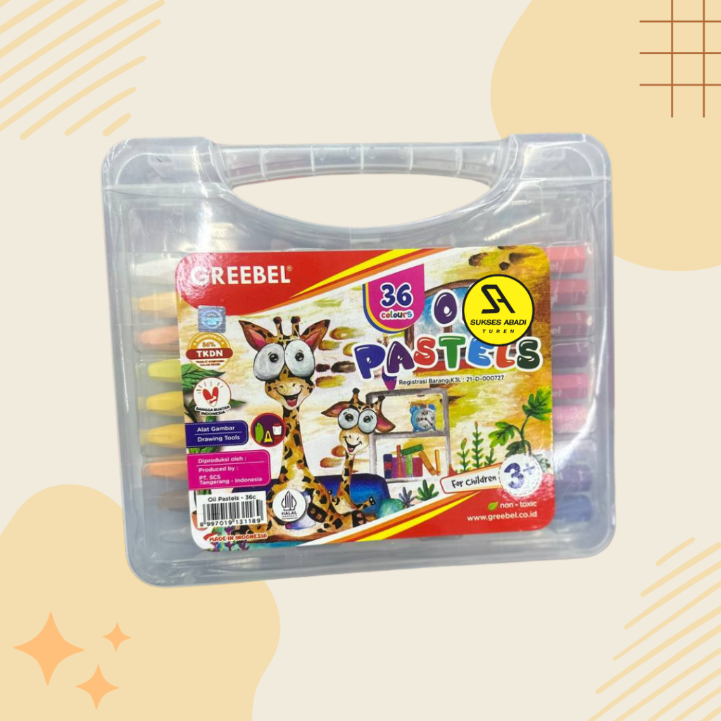 

Crayon / krayon murah malang CRAYON GREEBEL ISI 36