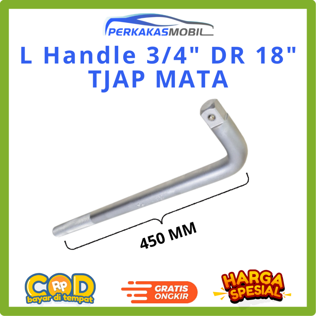 L Handle 3/4 Inch DR 18 Inch TJAP MATA