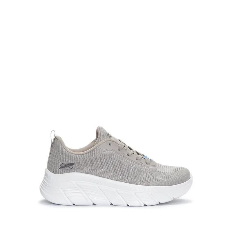 Sepatu Skechers original wanita/ Skechers Bobs B flex HI women's sneakers shoes -Taupe (100%original