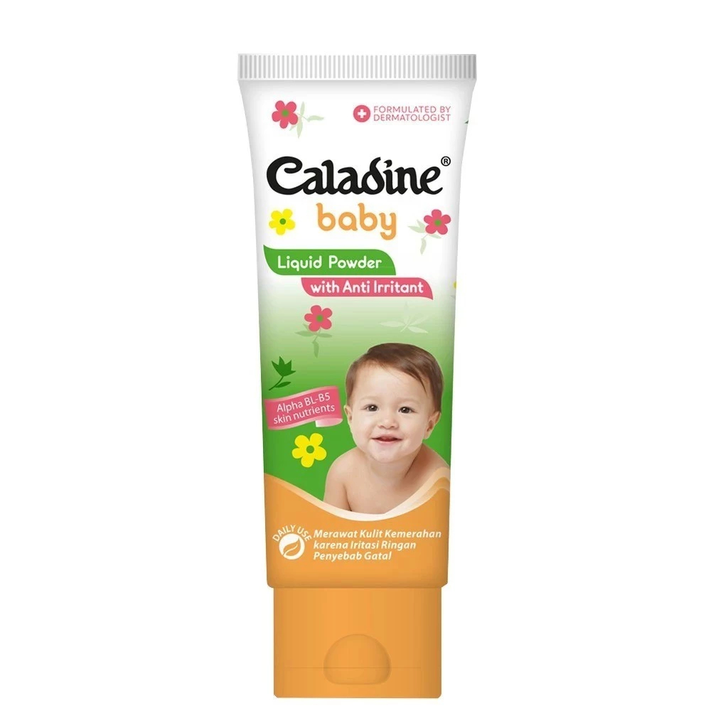 Caladine Baby Liquid Powder 100gr - Bedak Cair Anti Iritan untuk Gatal dan Biang Keringat Bayi