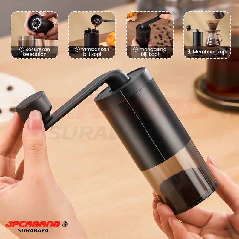 jfcabangsurabaya Handy Coffee Grinder / Gilingan Kopi Manual / Penggiling Biji Kopi Manual/Penggilin